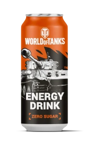 World Of Tanks Energy Drink Zero Sugar 24x500 ML